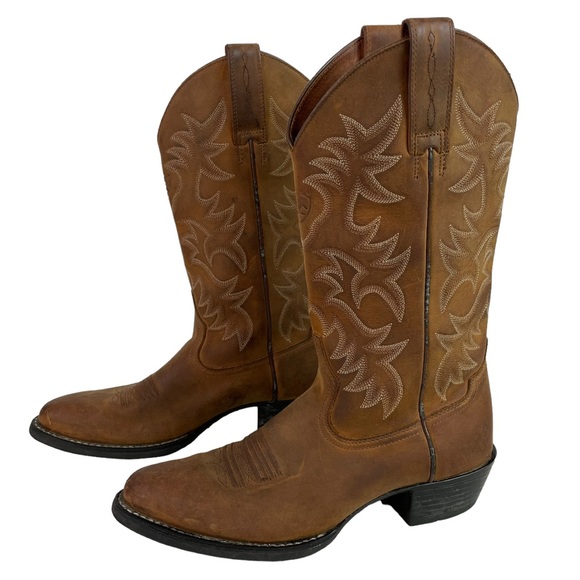 Ariat Heritage R Western Boot - Distressed Brown - Men’s Size 7D - Picture 4 of 14